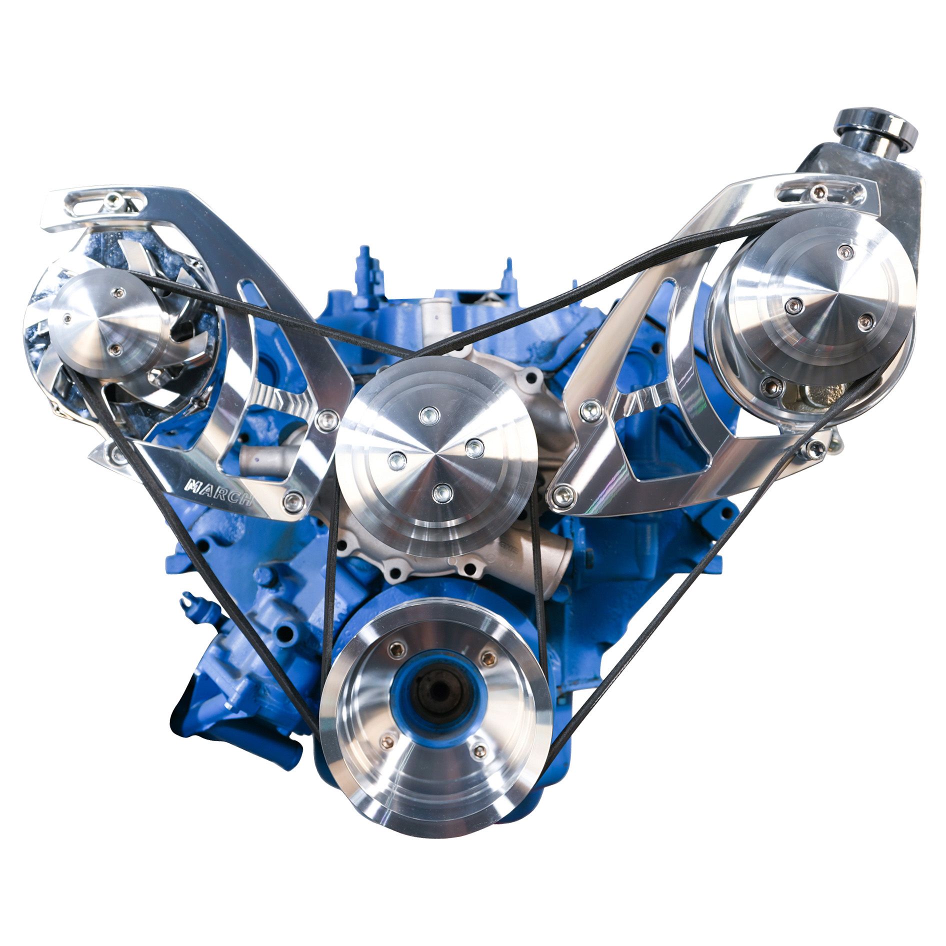 AMC Serpentine Conversion - 4 Bolt, AC & PS