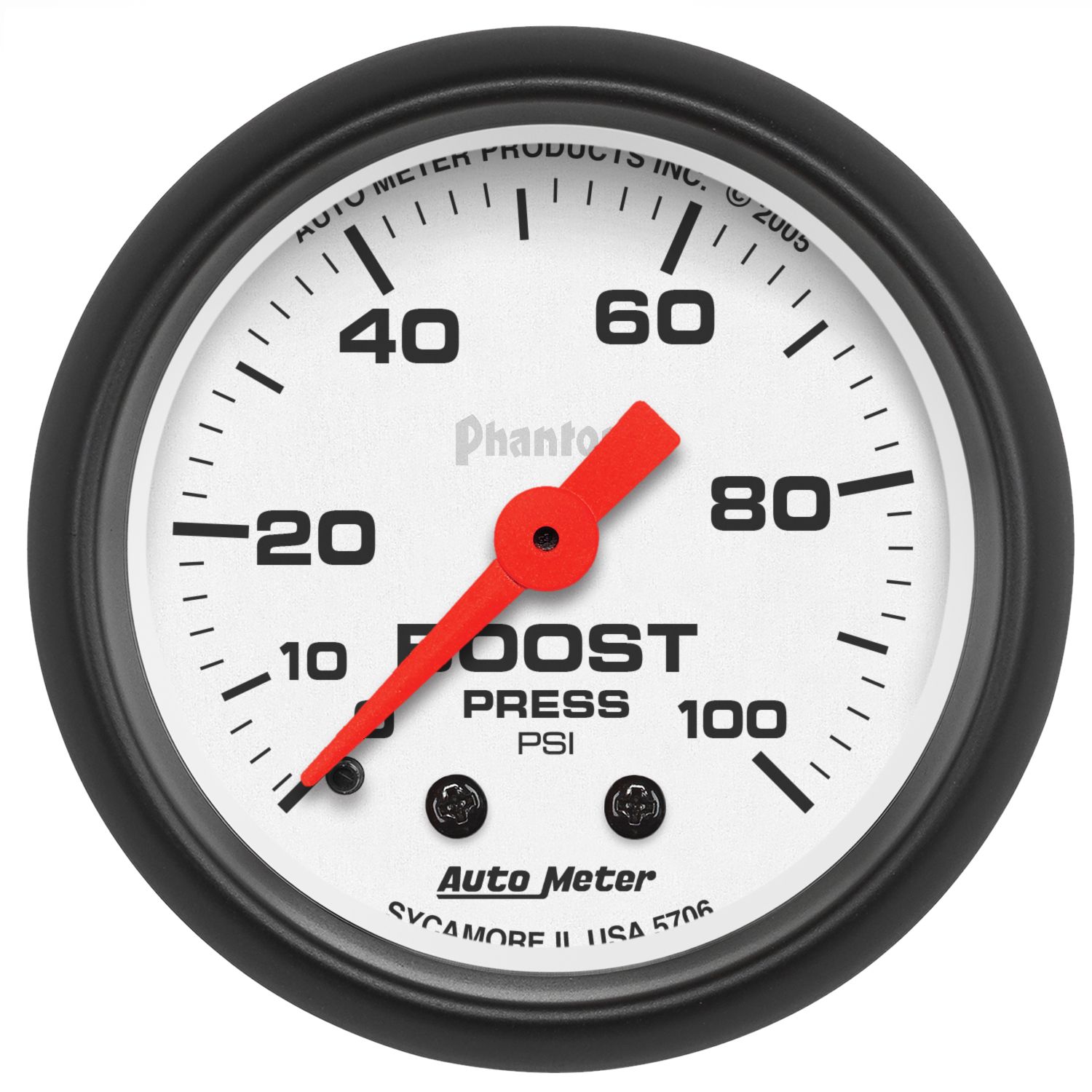 2-1/16 in. BOOST, 0-100 PSI, PHANTOM
