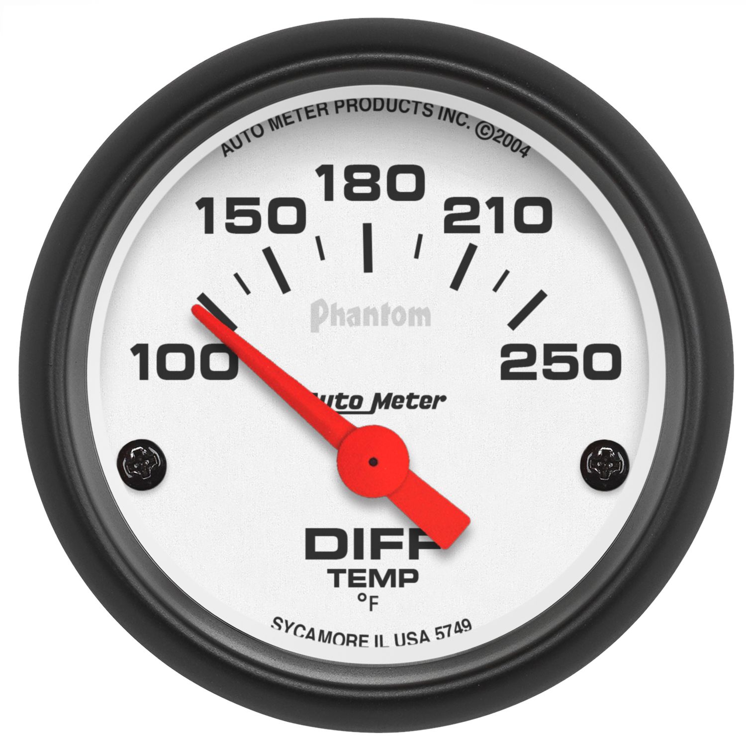 2-1/16 in. DIFFERENTIAL TEMPERATURE, 100-250 Fahrenheit, PHANTOM