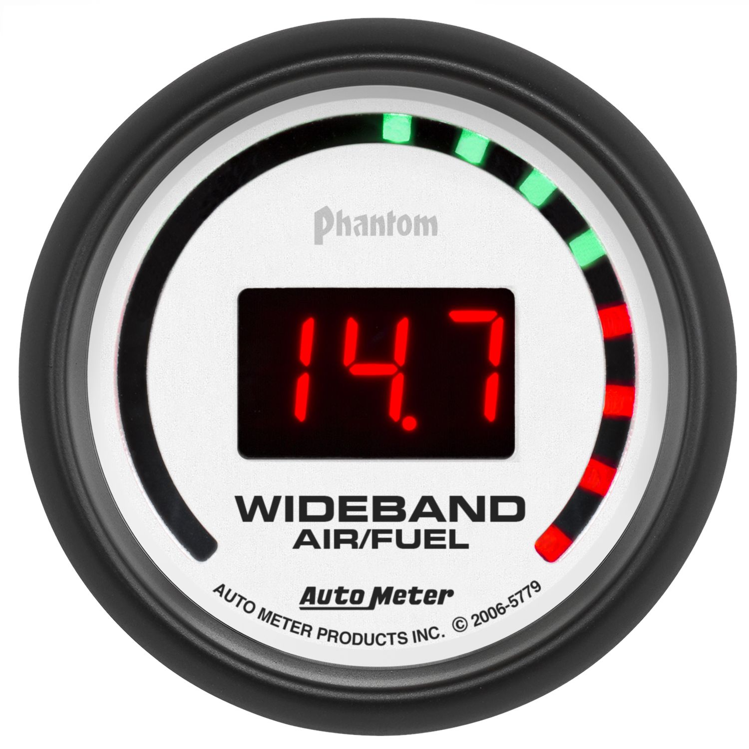 2-1/16 in. WIDEBAND STREET AIR/FUEL RATIO, 10:1-17:1 AFR, PHANTOM