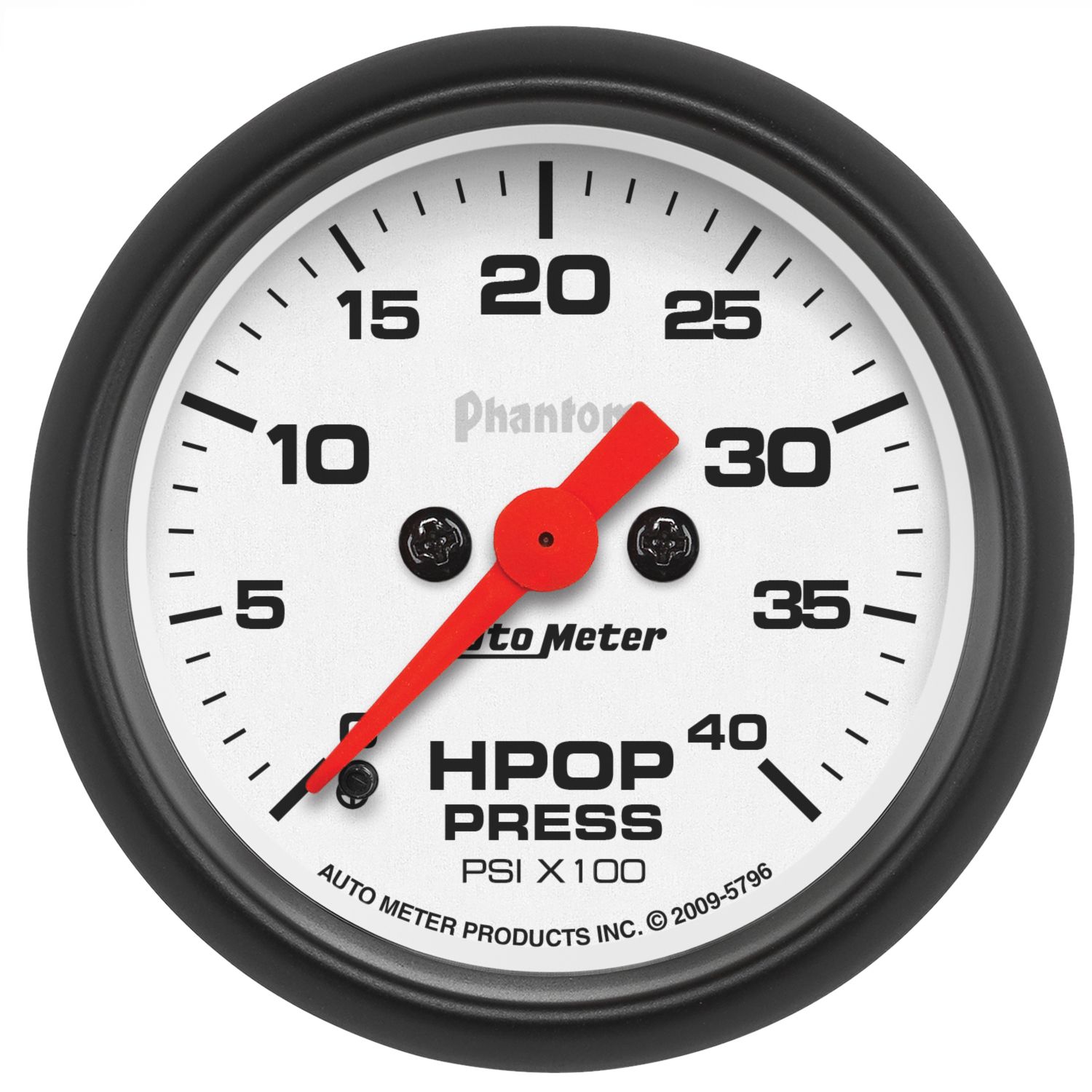 2-1/16 in. HPOP PRESSURE, 0-4K PSI, PHANTOM