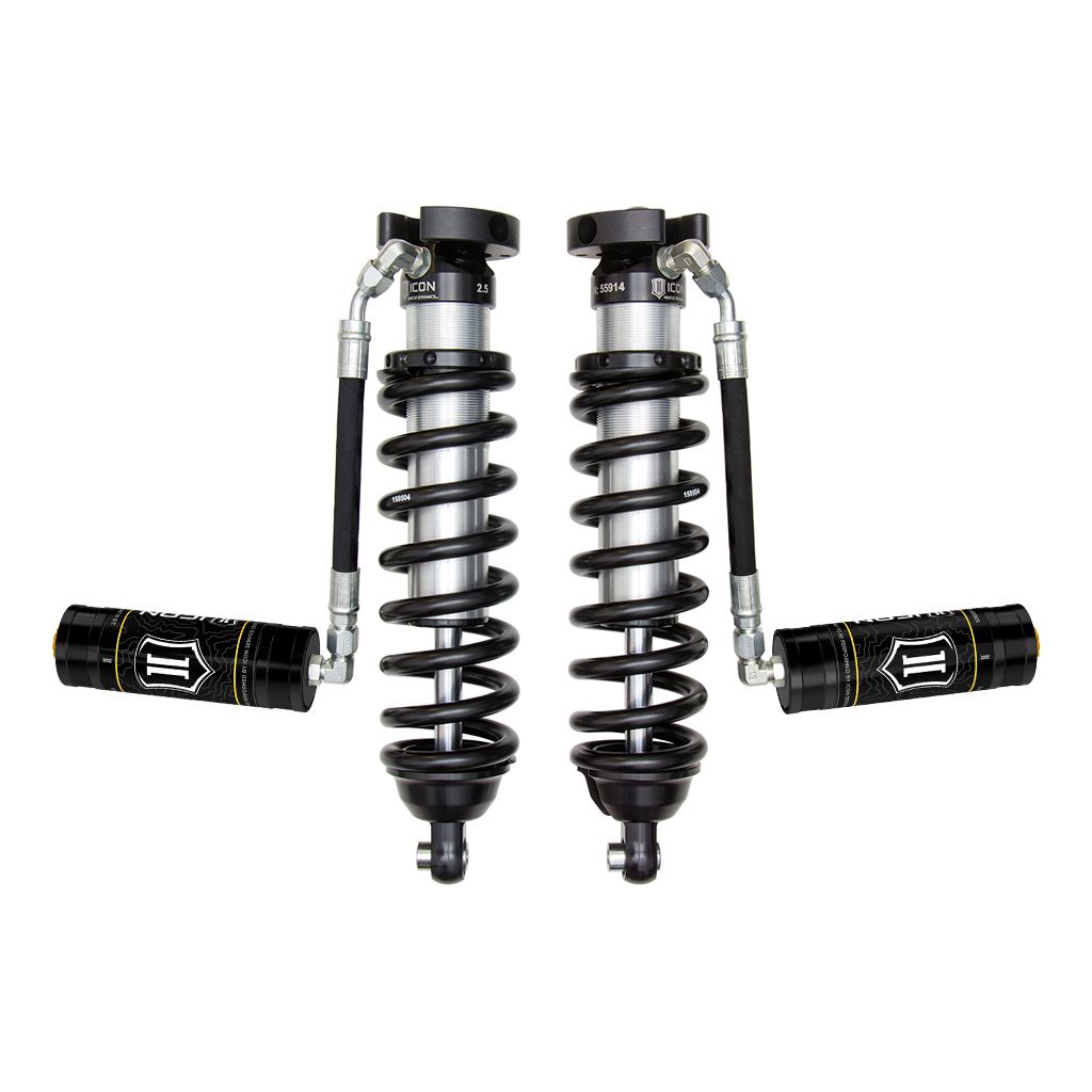 ICON 1996-2004 Toyota Tacoma, 0-3" Lift, Front,V.S. 2.5 Series Coilover Kit, Extended Travel, Remote Reservoir