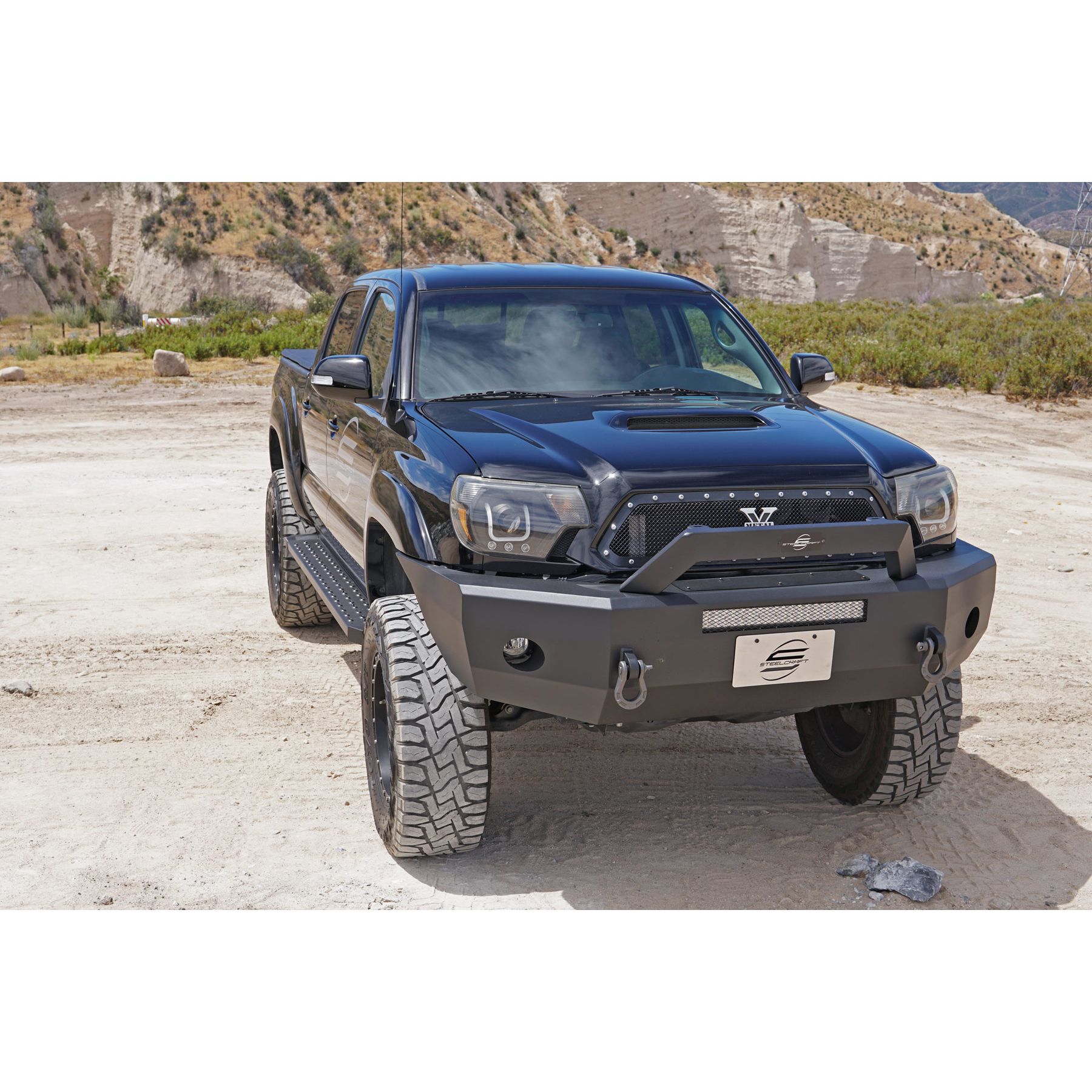 Steelcraft - STX600 Running Boards - Black - 600-30900