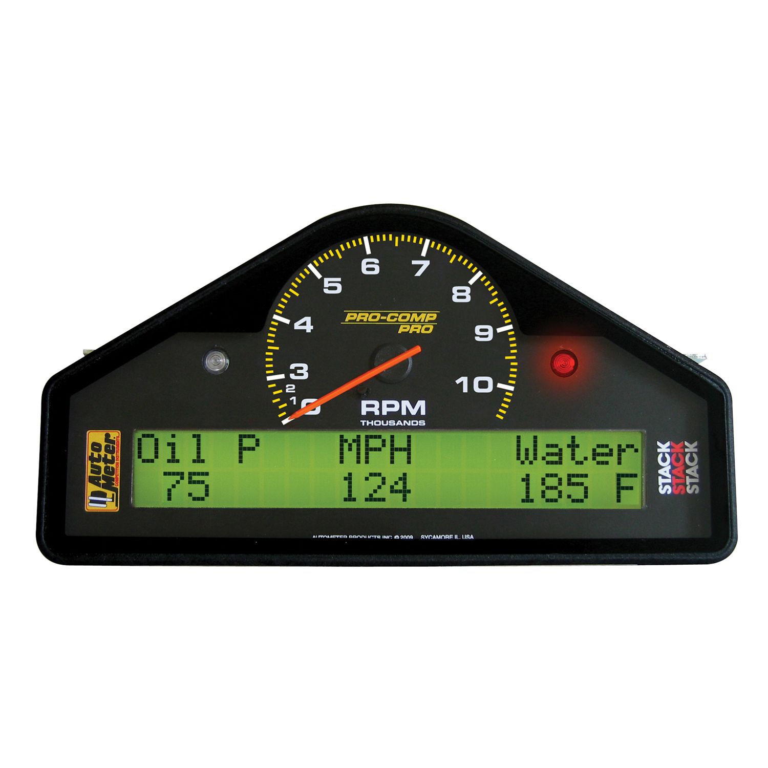 STREET DASH, 0-3-10.5K RPM, PRO-COMP PRO