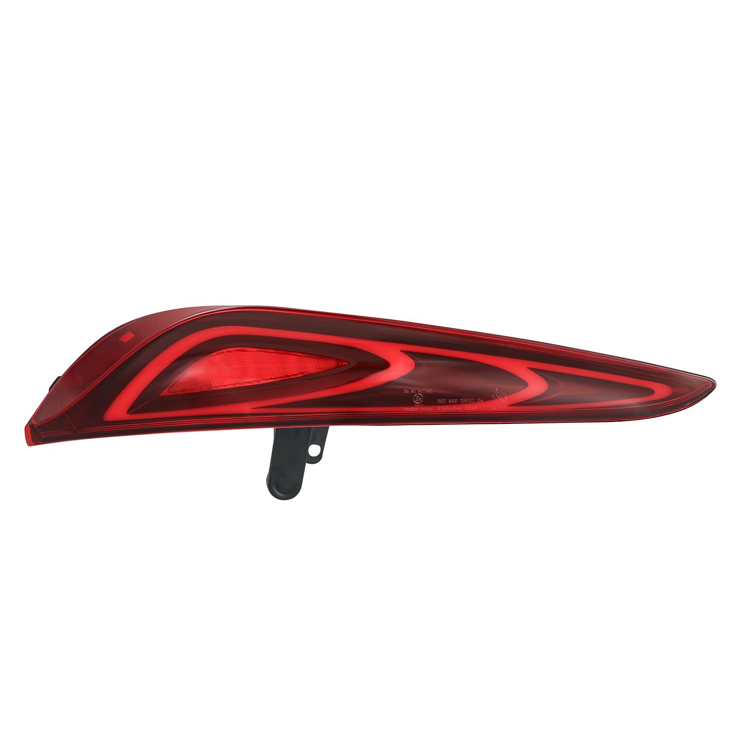 LED Taillights Black Red