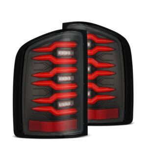 AlphaRex-Prismatic LED Taillights Black-Red