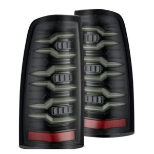 AlphaRex- 99-06 Chevrolet Silverado/99-06 GMC Sierra LED Taillights Alpha Black