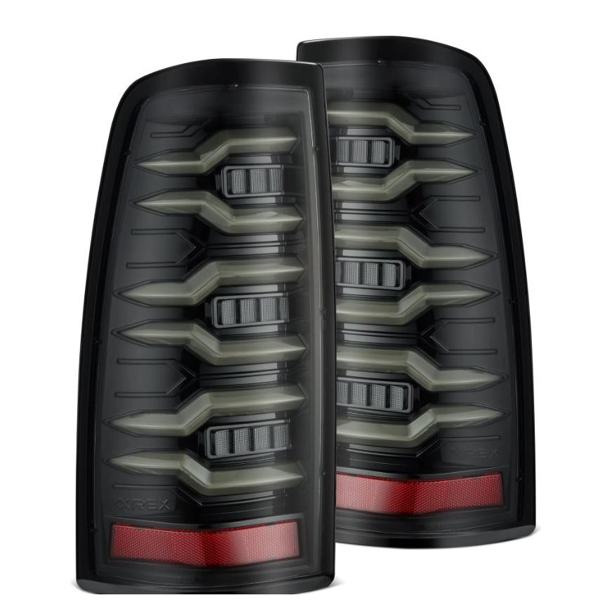AlphaRex- 99-06 Chevrolet Silverado/99-06 GMC Sierra LED Taillights Alpha Black