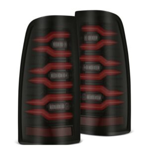 AlphaRex- 99-06 Chevrolet Silverado/99-06 GMC Sierra LED Taillights Black Red