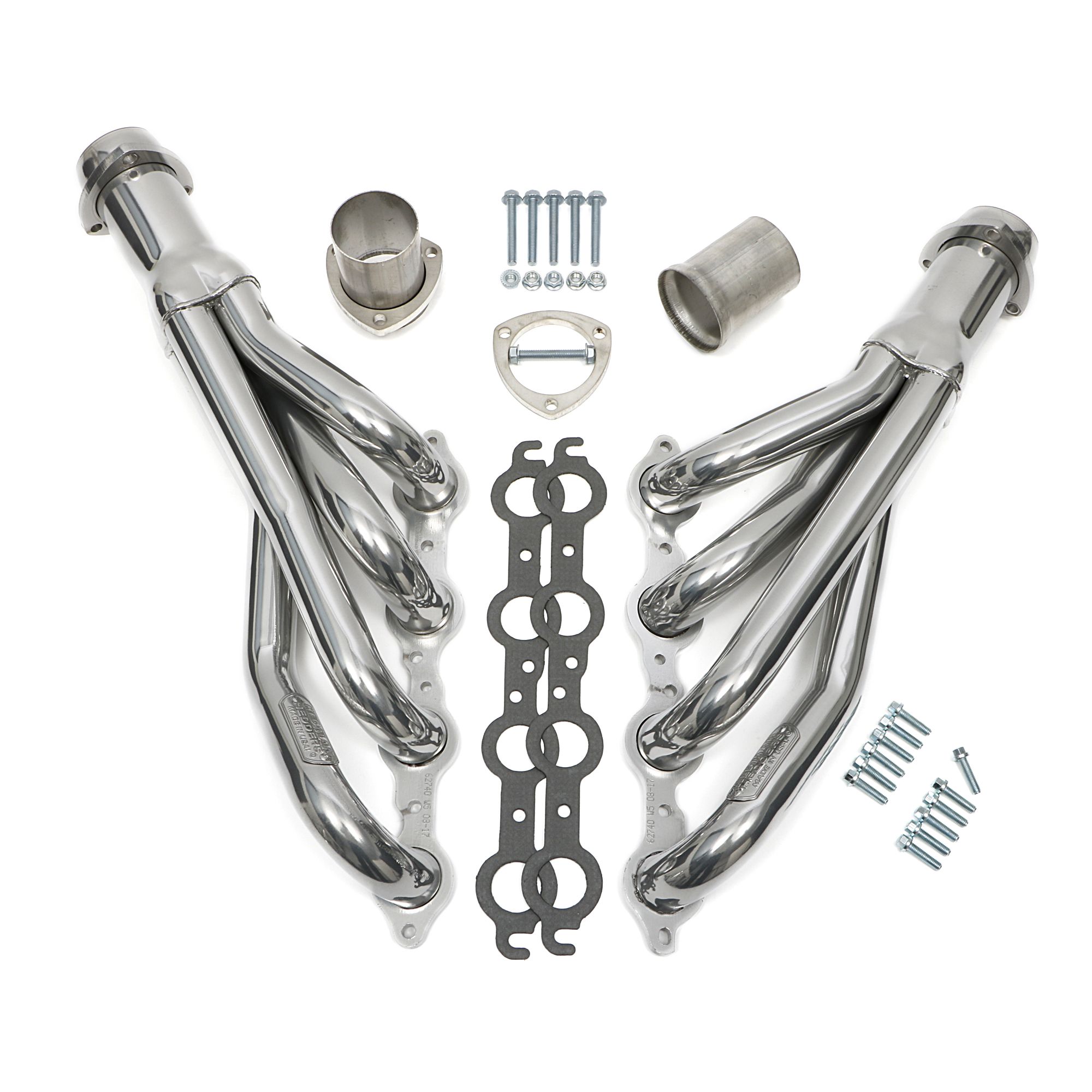 HEDMAN HEDDERS 67-87 CHEVY TRUCK LS SWAP HEADERS; STAINLESS STEEL- HTC