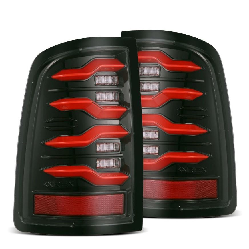 AlphaRex- LED Taillights Black Red