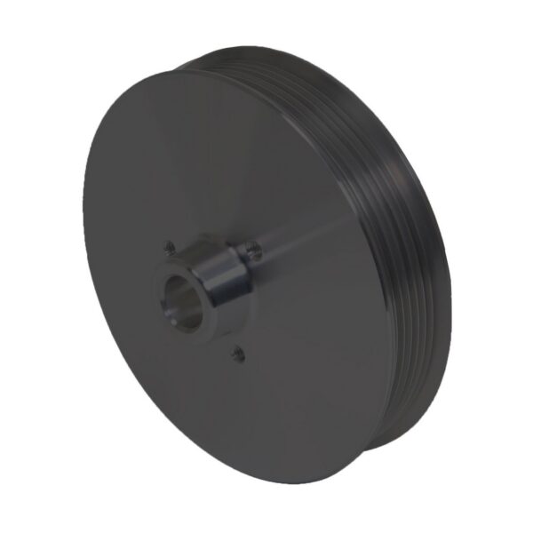 Dodge Magnum Power Steering Pulley - 7 Rib Serpentine; Black