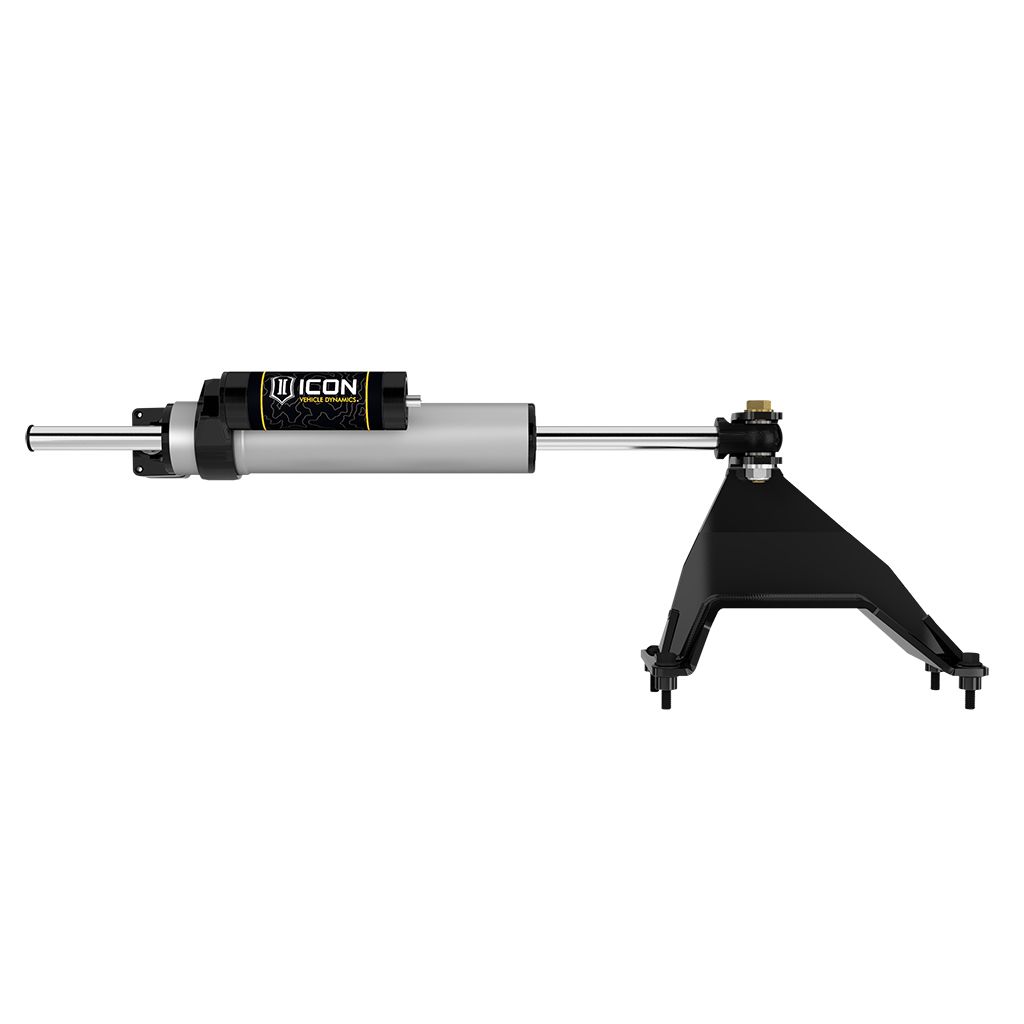 ICON 2005-2024 Ford F-450/F-550 Super Duty, 2.5 Piggyback Centerline Steering Stabilizer Kit