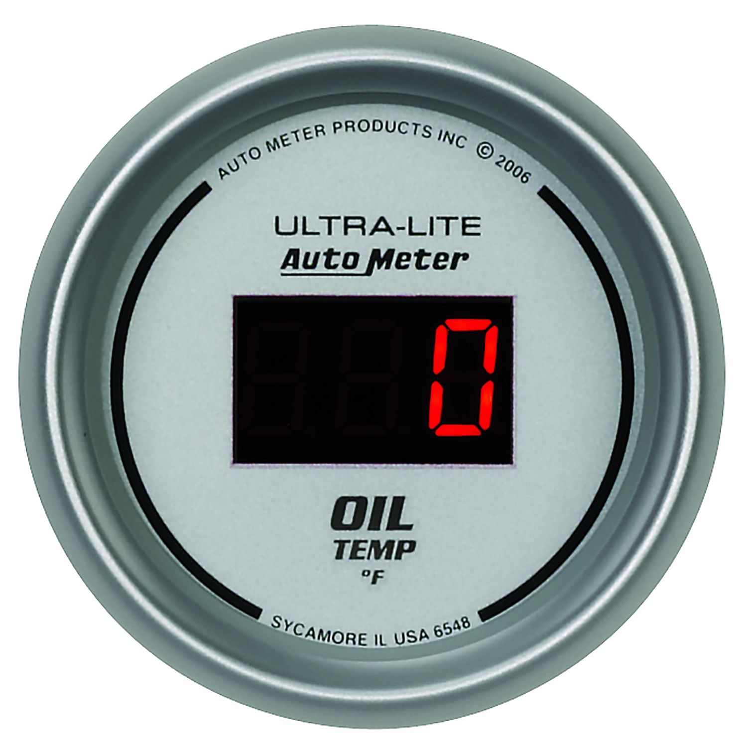 2-1/16 in. OIL TEMPERATURE, 0-340 Fahrenheit, ULTRA-LITE DIGITAL