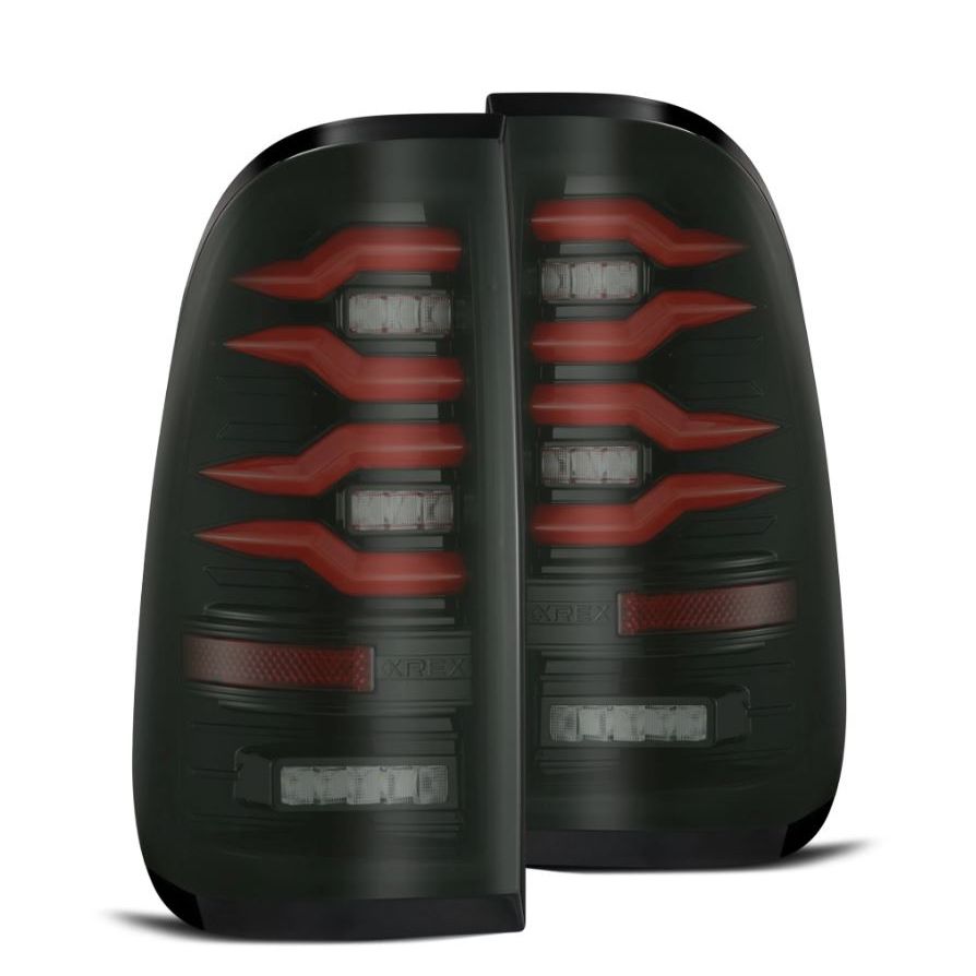 AlphaRex- LED Taillights Black Red
