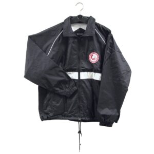 BLACK NYLON JACKET-X LARGE
