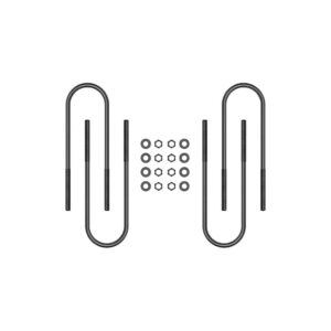 ICON 2011-2025 Ford F-250/F-350 Super Duty, Rear, 15” U-Bolt Kit
