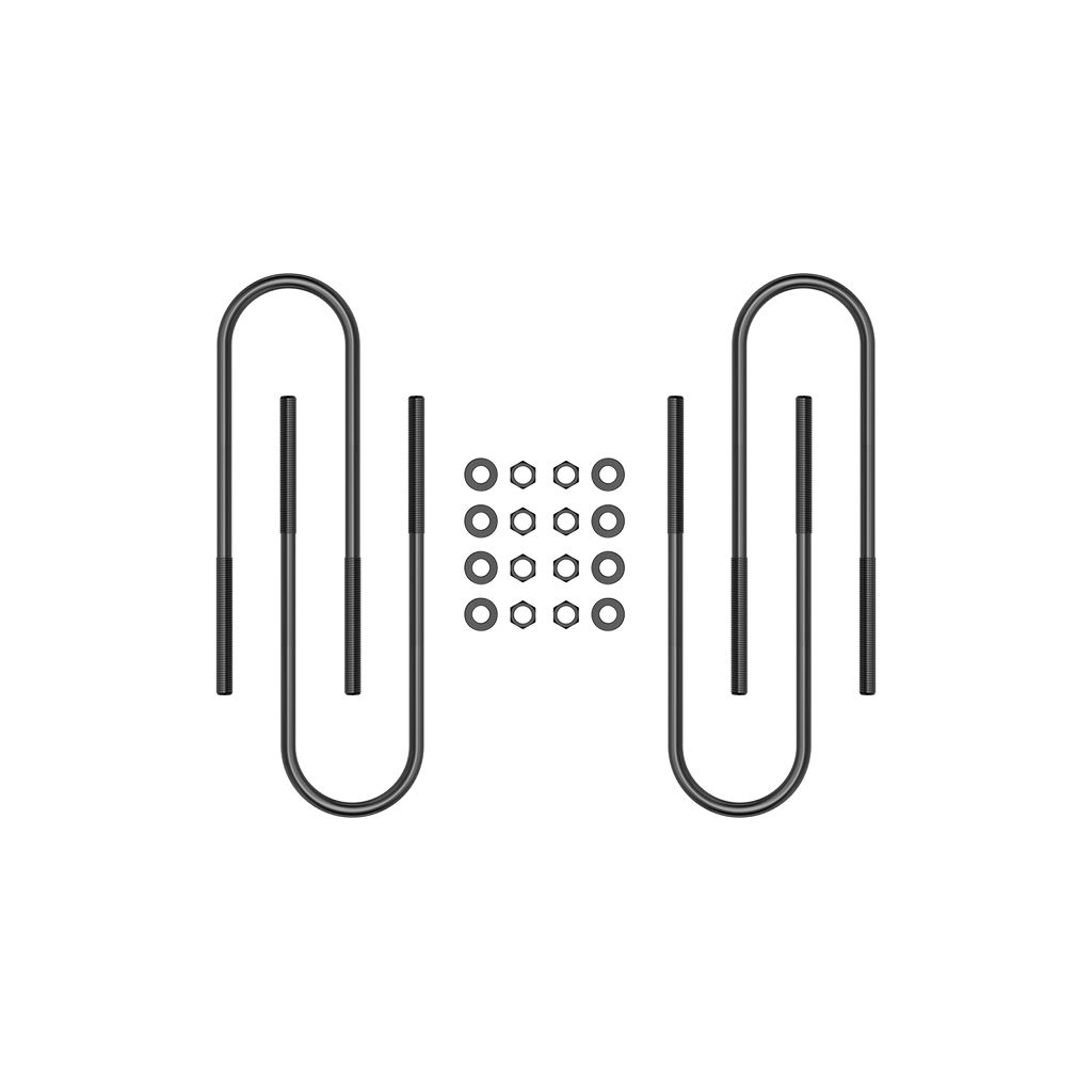 ICON 2011-2025 Ford F-250/F-350 Super Duty, Rear, 15” U-Bolt Kit