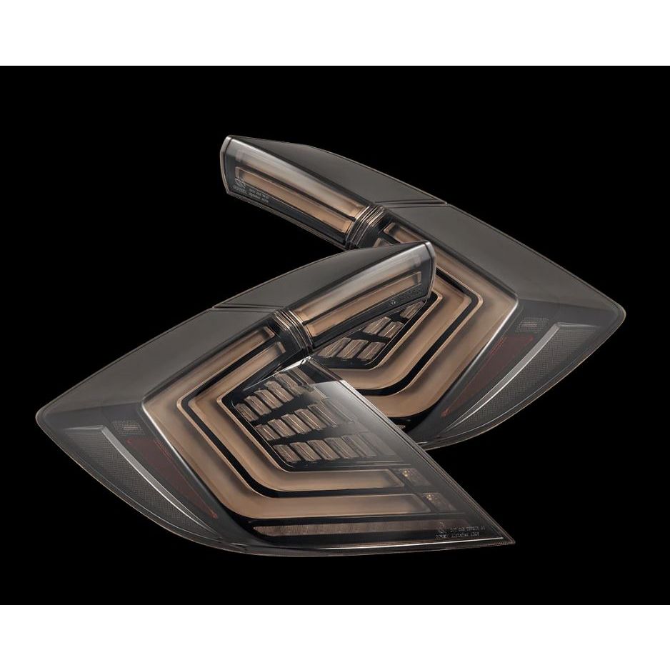 AlphaRex- Prismatic LED Taillights Black Smoke