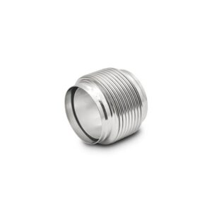 Bellows Assembly with Solid Liner, 4.00" I.D. x 4" long - Electro Polished