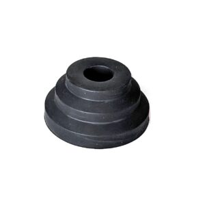 Bump Stop, Embedded Washer, Rubber, 1.25 in. Height