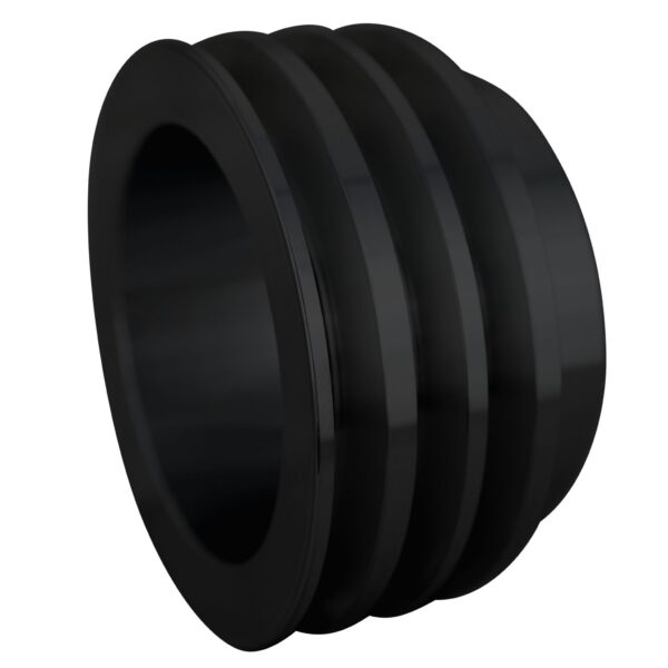 Big Block Chevy V-Belt Crankshaft Pulley - 3V - LWP - Black