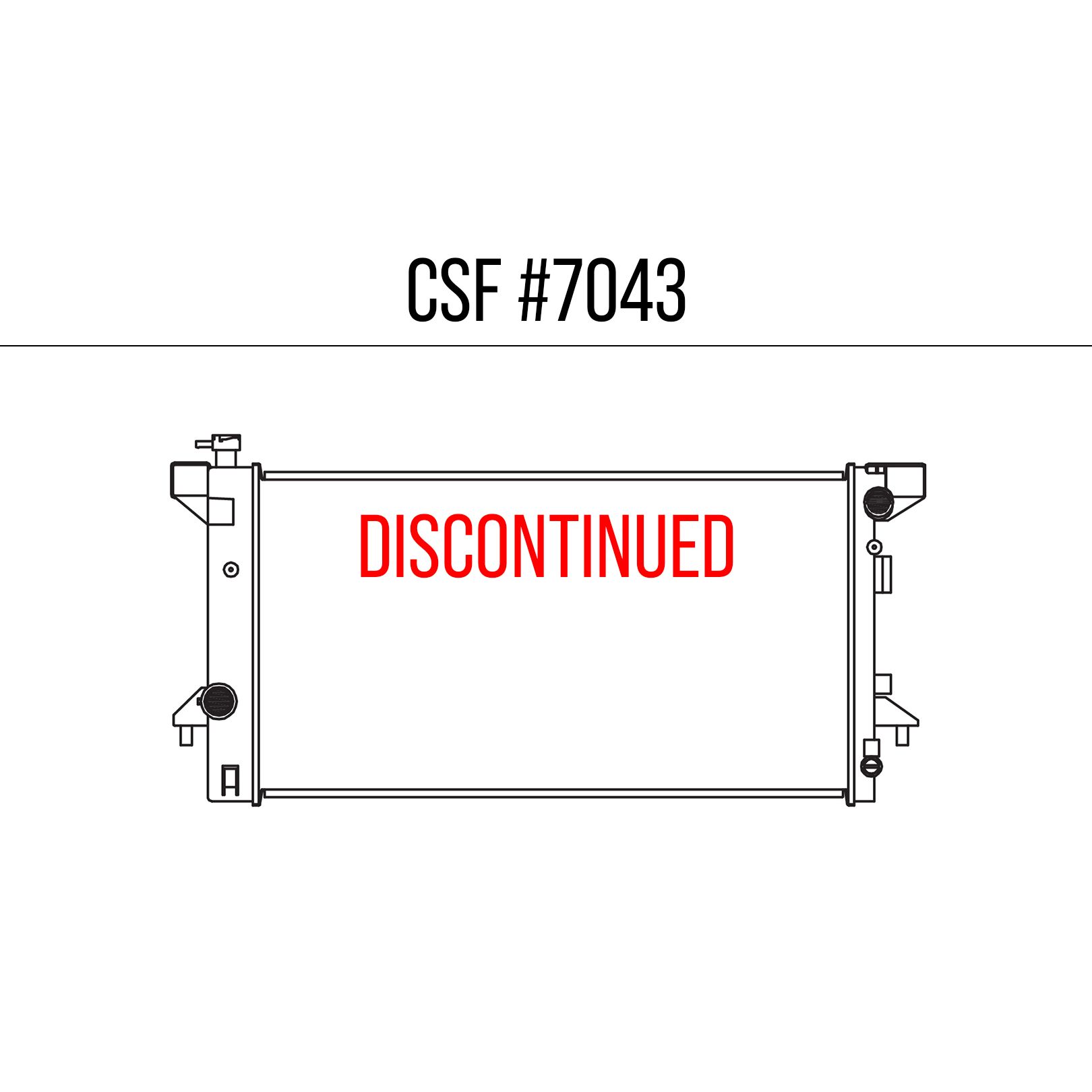 CSF 7043 - 10-14 Ford F-150 SVT Raptor Radiator (Discontinued)