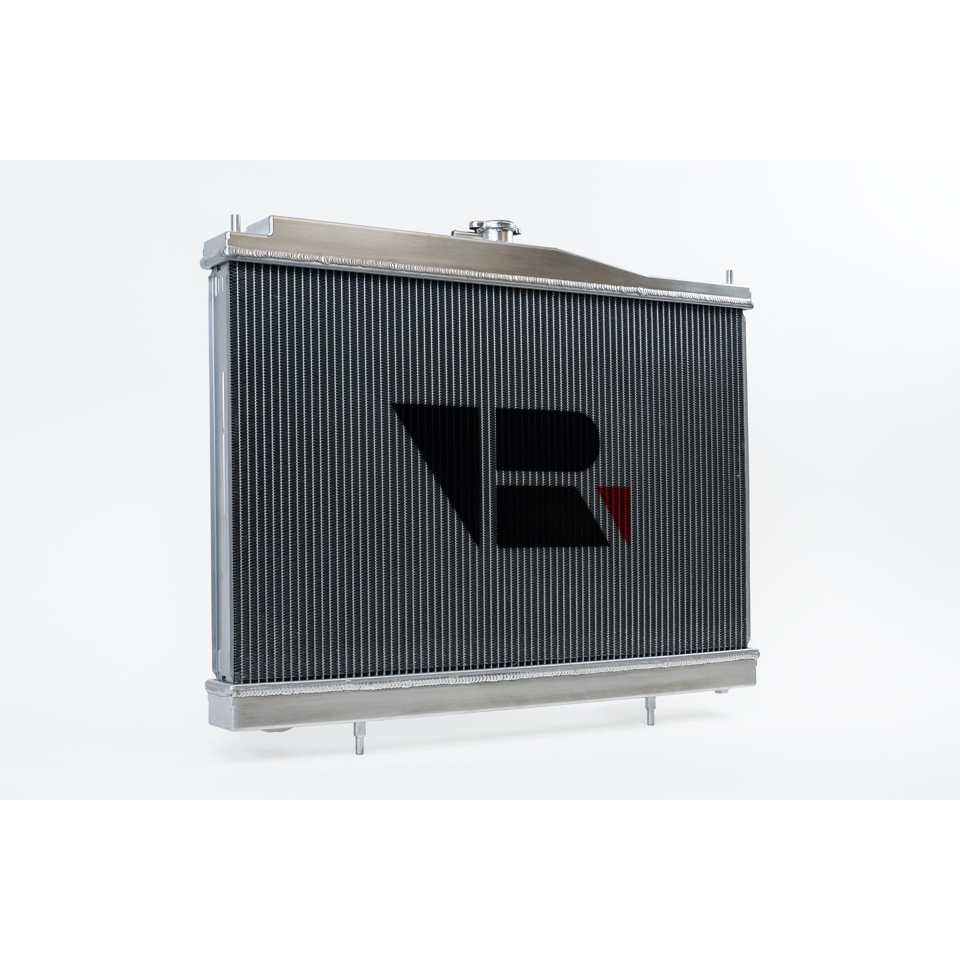 R33 Skyline GT-R/GTS Full Billet Aluminum High-Performance Radiator - Raw Billet