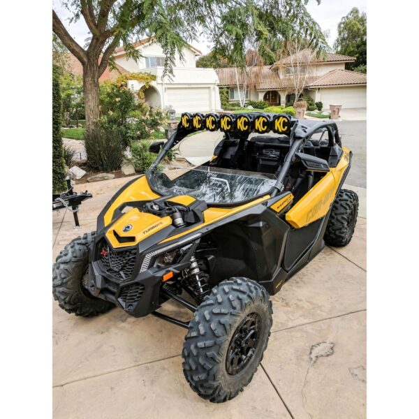 KC HiLITES Bracket Set - 45in Pro6 Gravity LED - 7-Light Bar - Overhead Mount - Pair - 17-23 Can-Am Maverick X3