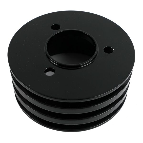 Big Block Chevy V-Belt Crankshaft Pulley - SWP - 3V - Black