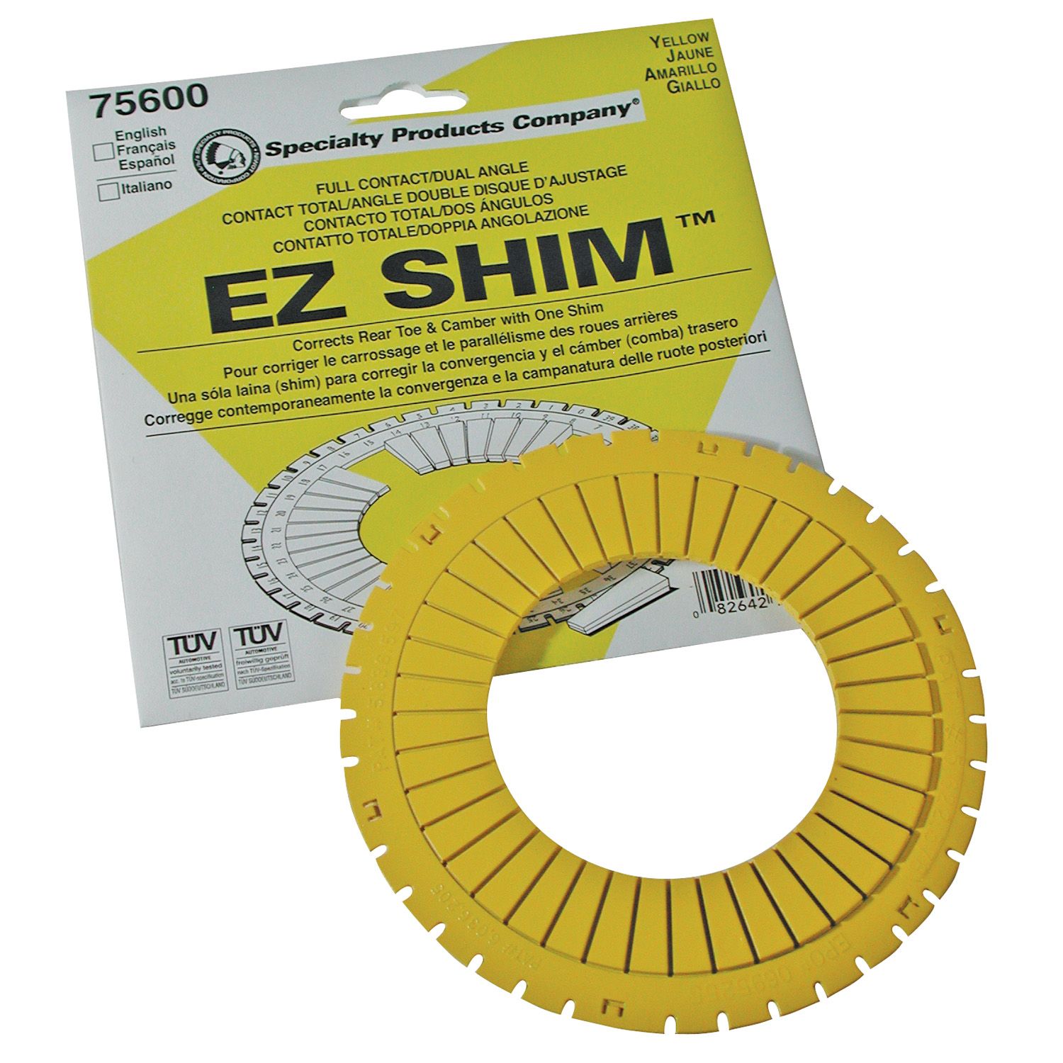 DUAL ANGLE SHIM (YELLOW)