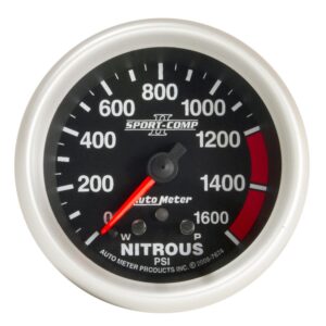 2-5/8 in. NITROUS PRESSURE, 0-1600 PSI, SPORT-COMP II