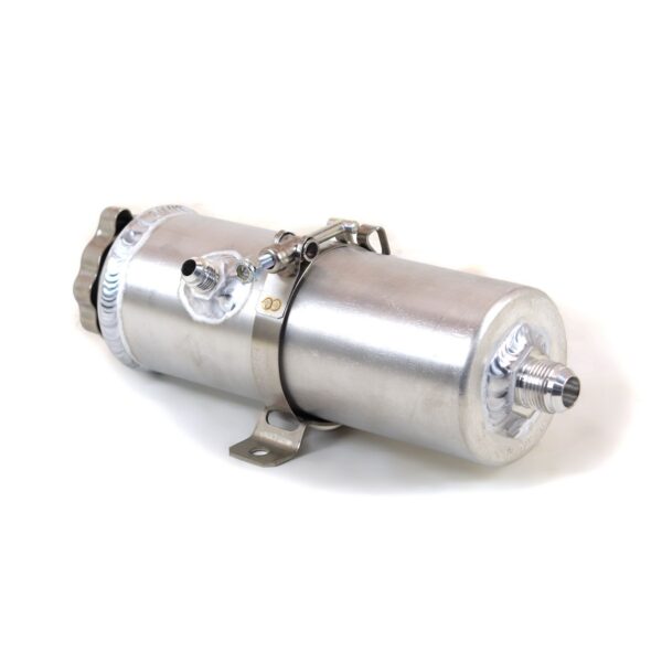 Canton 77-253 Power Steering Tank Universal High Capacity -10AN & - 6AN Fittings