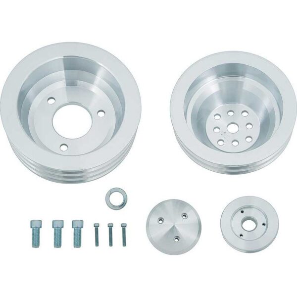 Big Block Chevy High Flow V-Belt Pulley Kit - SWP - 3V