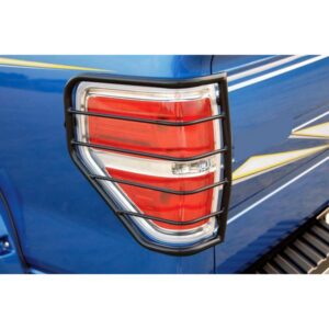 Black Horse Off Road Tail Light Guards Black Steel 7FDF1A