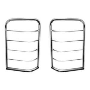 Black Horse Off Road Tail Light Guards Stainless Steel Stainless Steel 7G033506SS