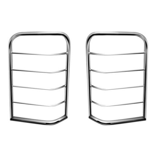 Black Horse Off Road Tail Light Guards Stainless Steel Stainless Steel 7G033506SS