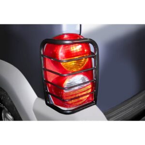 Black Horse Off Road Tail Light Guards Black Steel 7G086106A