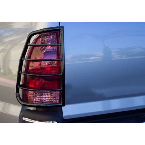 Black Horse Off Road Tail Light Guards Black Steel 7G096306A