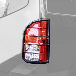 Black Horse Off Road Tail Light Guards Black Steel 7G110206A
