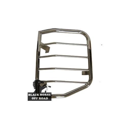 Black Horse Off Road Tail Light Guards Stainless Steel Stainless Steel 7G151006SS
