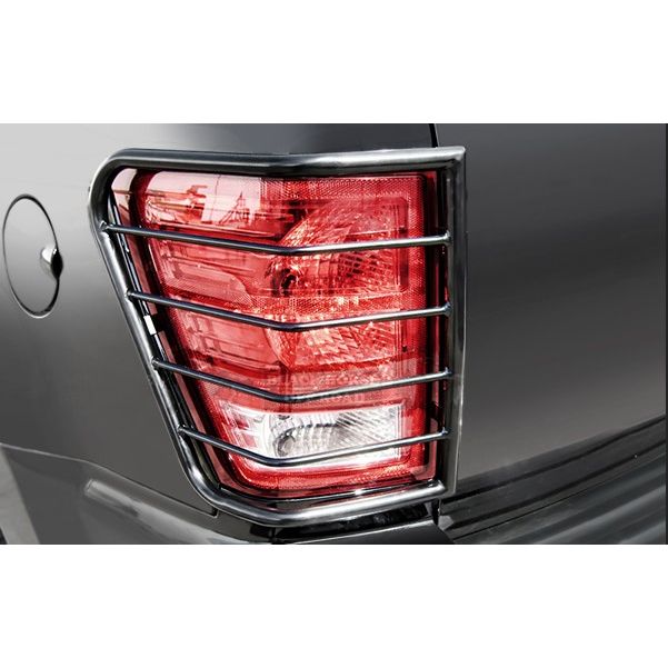 Black Horse Off Road Tail Light Guards Black Steel 7GMSLA