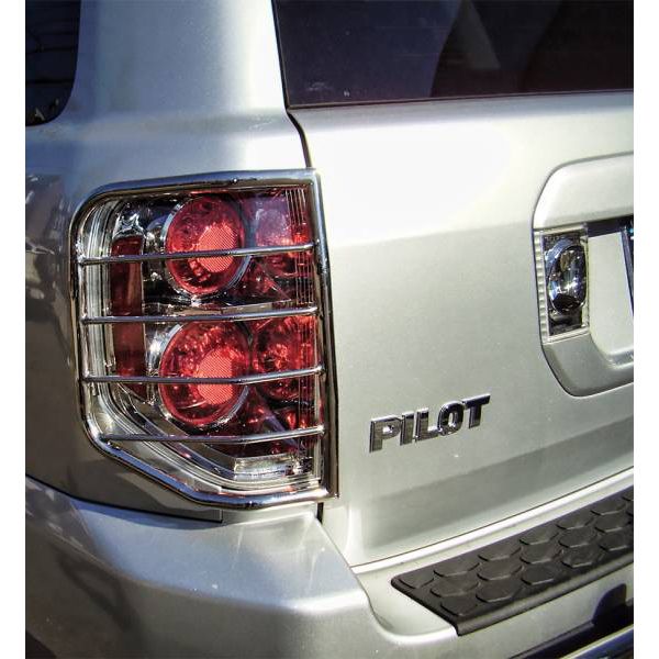 Black Horse Off Road Tail Light Guards Stainless Steel Stainless Steel 7H1409SS