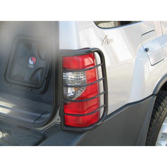 Black Horse Off Road Tail Light Guards Black Steel 7NI15A
