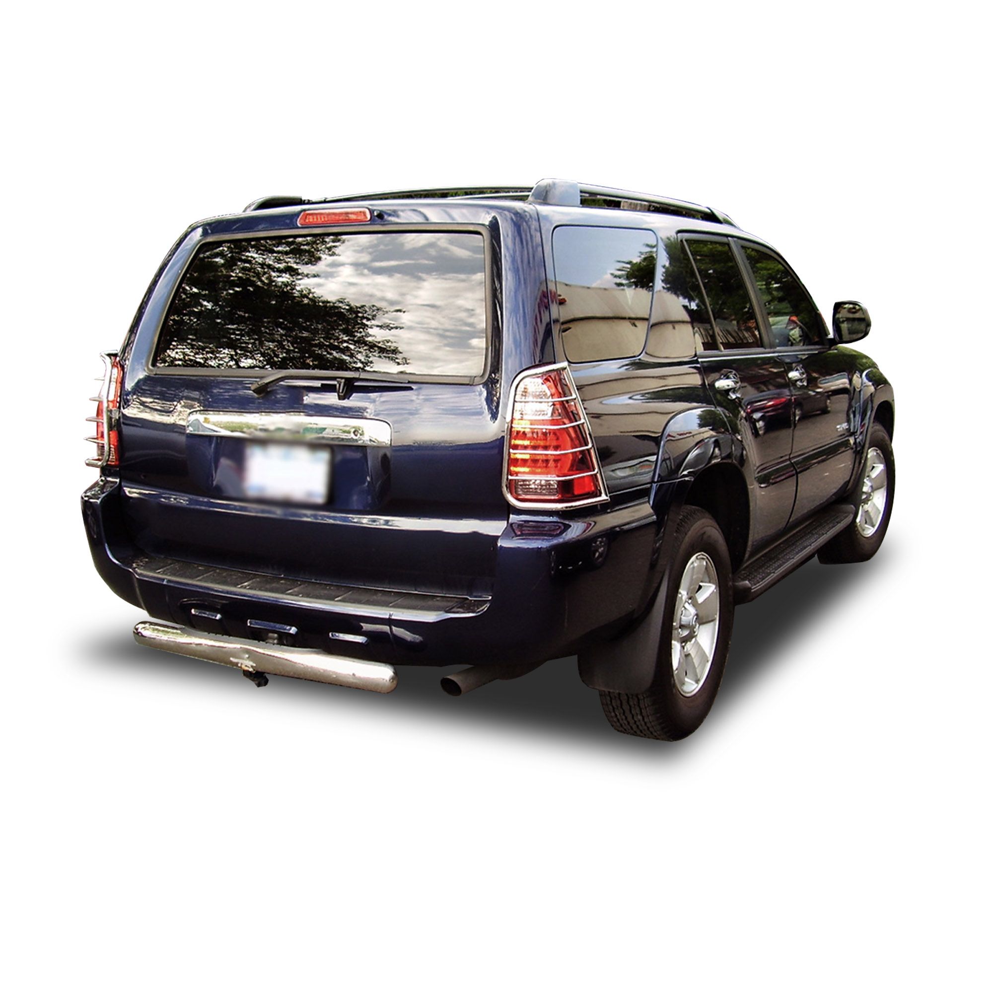 Black Horse Off Road Tail Light Guards Stainless Steel Stainless Steel 7TU15SS