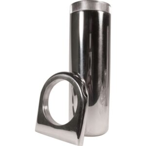 Borgeson - Fluid Reservoir - P/N: 800600 - Remote mount power steering reservoir.  Polished aluminum. Includes bracket and hardware.