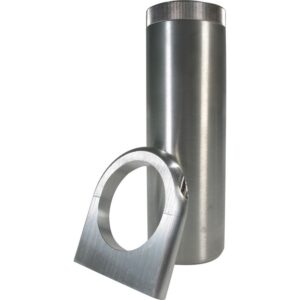 Borgeson - Fluid Reservoir - P/N: 800601 - Remote mount power steering reservoir.  Aluminum. Includes bracket and hardware.