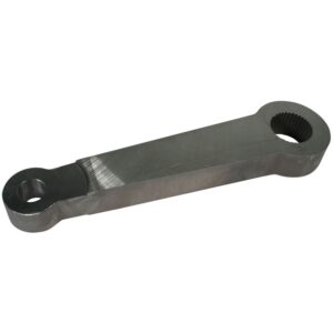 Borgeson - Pitman Arm - P/N: 806018 - Bendable steel pitman arm, flat, 7 in. between centers. Fits Saginaw 700 power steering boxes.