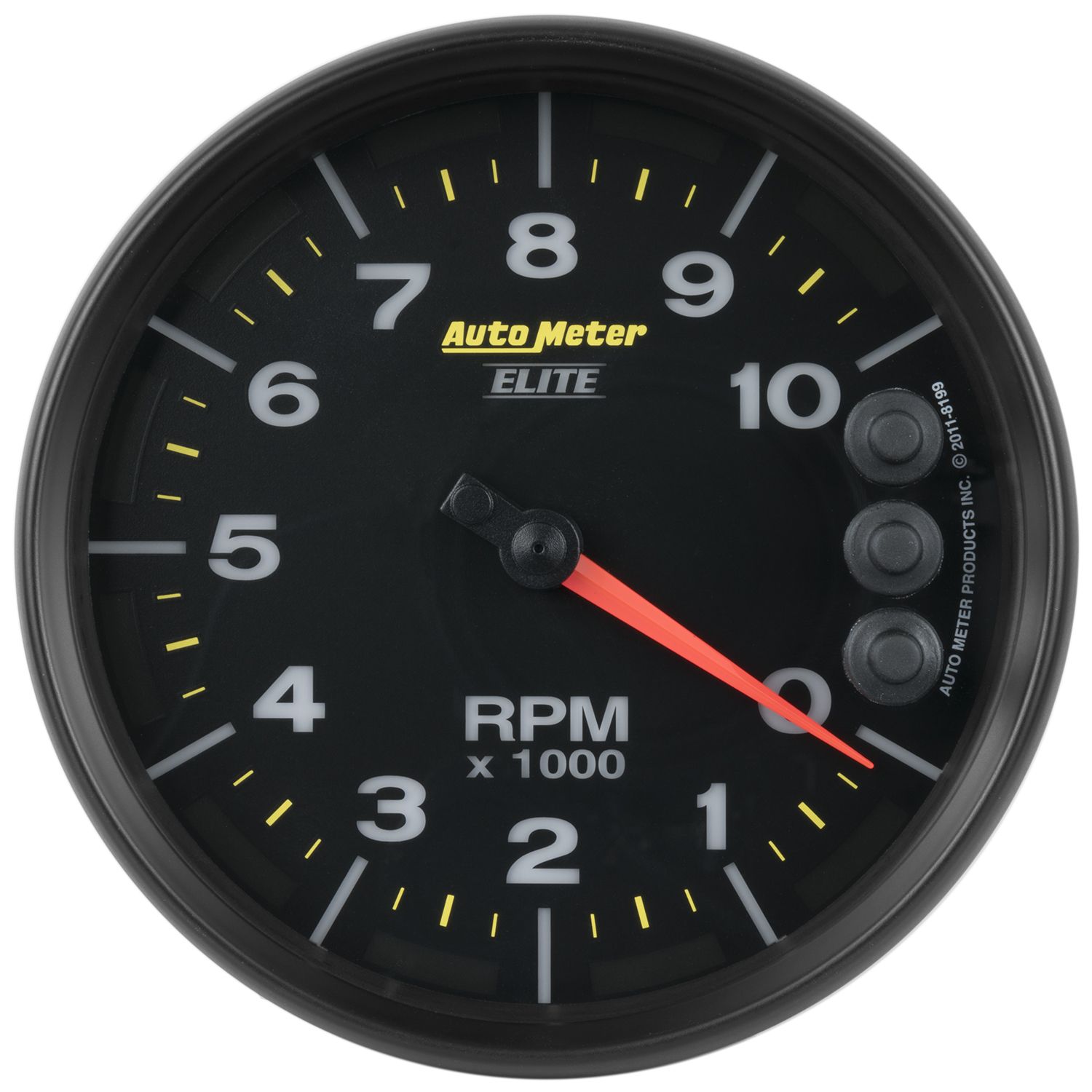 5 in. PEDESTAL TACHOMETER, 0-10,000 RPM, NASCAR