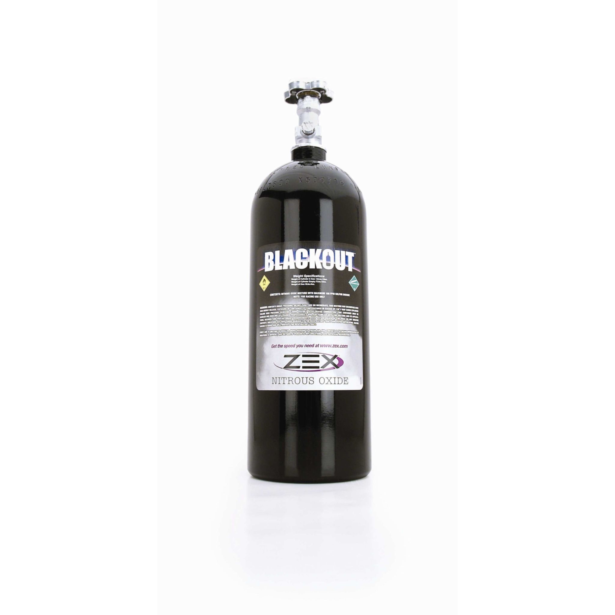Black 5 lb Nitrous Oxide Bottle